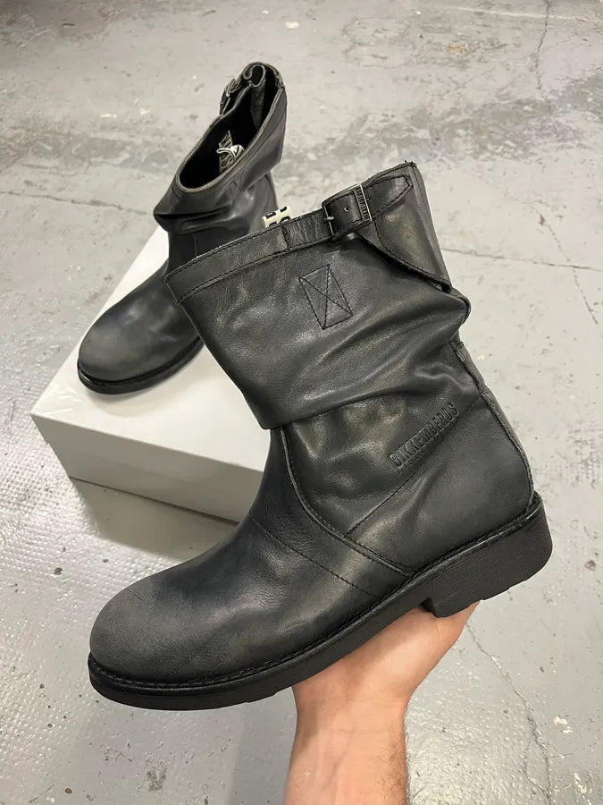 2000s Dirk Bikkembergs Grey Ankle Boots wXZJLsN 0