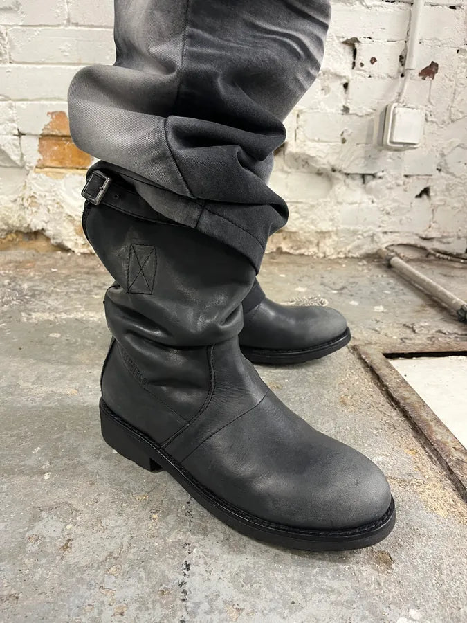 2000s Dirk Bikkembergs Grey Ankle Boots wXZJLsN 1