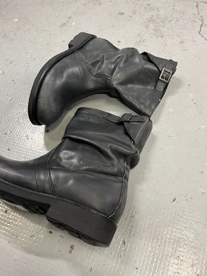 2000s Dirk Bikkembergs Grey Ankle Boots wXZJLsN 4