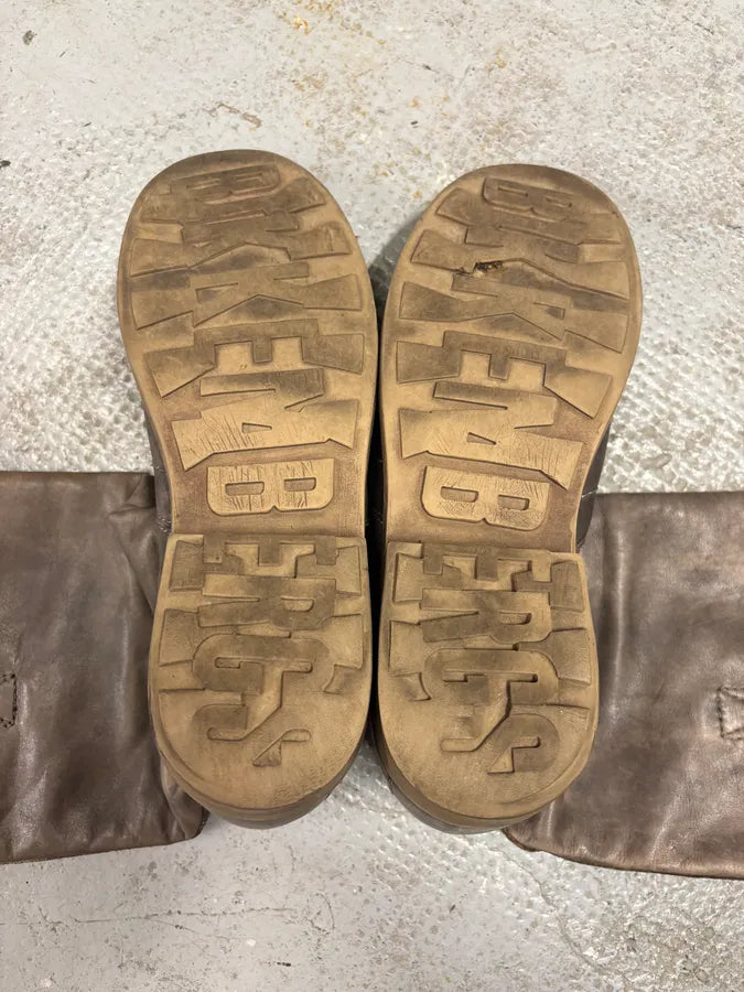 2000s Dirk Bikkembergs Grey Ankle Eroded Boots iBmOmPo 6