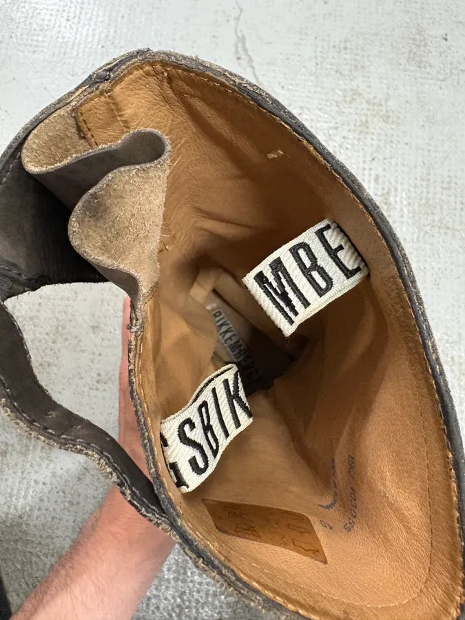 2000s Dirk Bikkembergs Grey Ankle Eroded Boots iBmOmPo 8