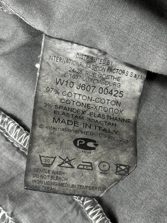 AW2010 Dirk Bikkembergs Grey Washed Pleats Shirt ywoJrRL 12