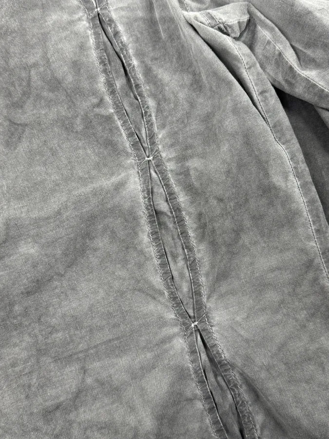 AW2010 Dirk Bikkembergs Grey Washed Pleats Shirt ywoJrRL 8