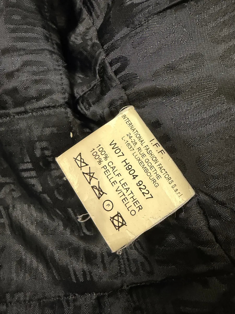 2000s Dirk Bikkembergs Multi Zips Brown Eroded Leather Jacket  KaVtpvY 10