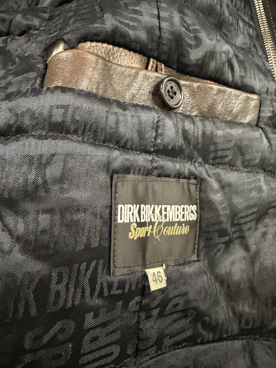 2000s Dirk Bikkembergs Multi Zips Brown Eroded Leather Jacket  KaVtpvY 11