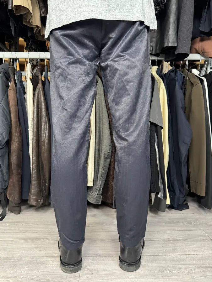 2000s Dirk Bikkembergs Navy Laced Contemporary Pants LKqYSCn 5