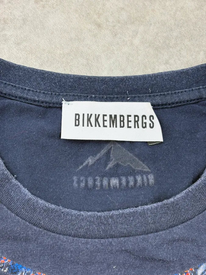 2000s Dirk Bikkembergs Navy Rope Trompe L’Oeil T-Shirt gYfUuFM 7