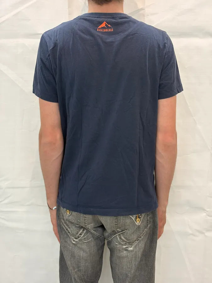 2000s Dirk Bikkembergs Navy Rope Trompe L’Oeil T-Shirt gYfUuFM 2