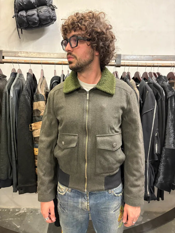 2000s Dirk Bikkembergs Olive Military Jacket (S/M) uqtLpHs 2