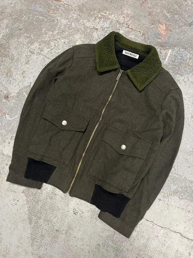2000s Dirk Bikkembergs Olive Military Jacket (S/M) uqtLpHs 3