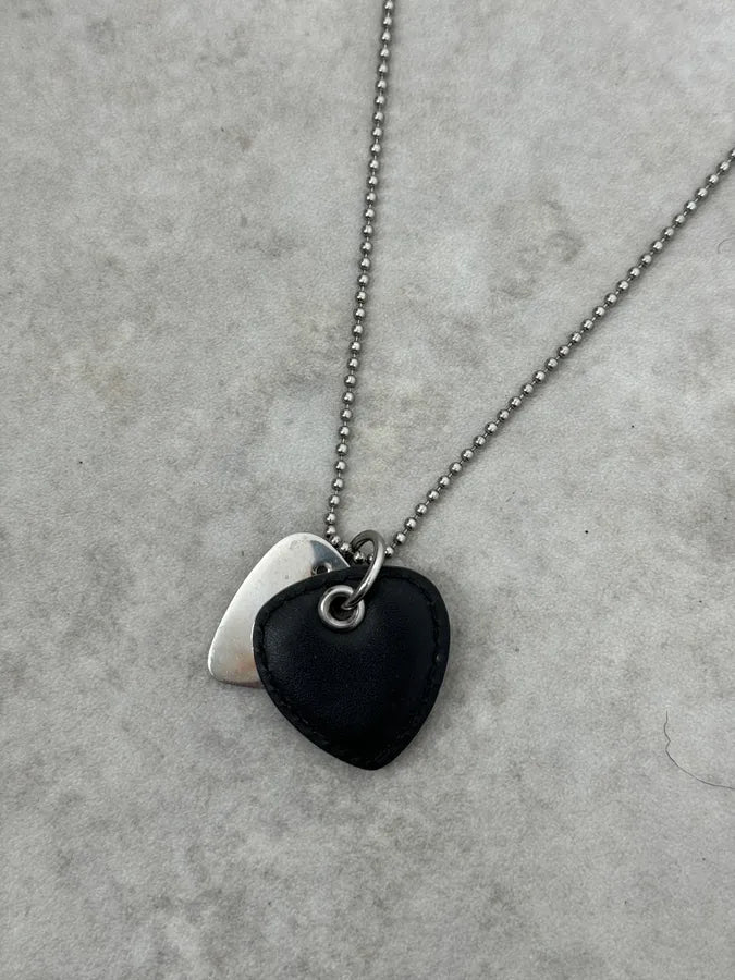2000s Dolce & Gababna Guitar Mediator Necklace MvCiVaD 5