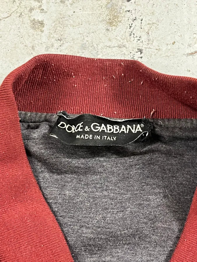 2000s Dolce & Gabana Quilted Red Bomber Jacket GEJDXit 7