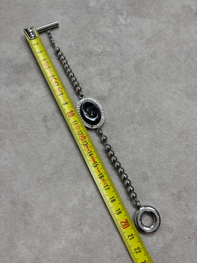 2000s Dolce & Gabanna Cameo Beaded Anchor Chain Bracelet nUiCFEn 8