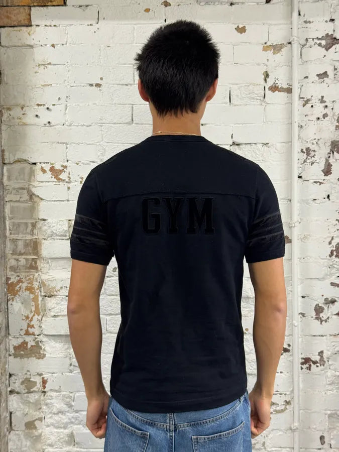 2000s Dolce & Gabbana 23 Black V-Neck T-Shirt URFENpX 1