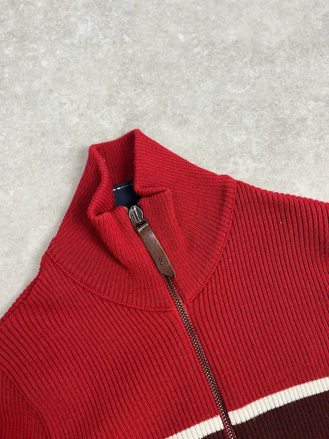 2000s Dolce & Gabbana 3 Red Zip-Up Sweater KIcRMvD 6