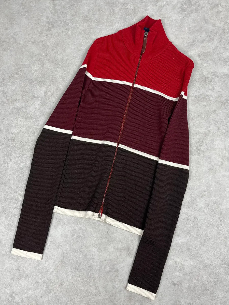 2000s Dolce & Gabbana 3 Red Zip-Up Sweater KIcRMvD 3
