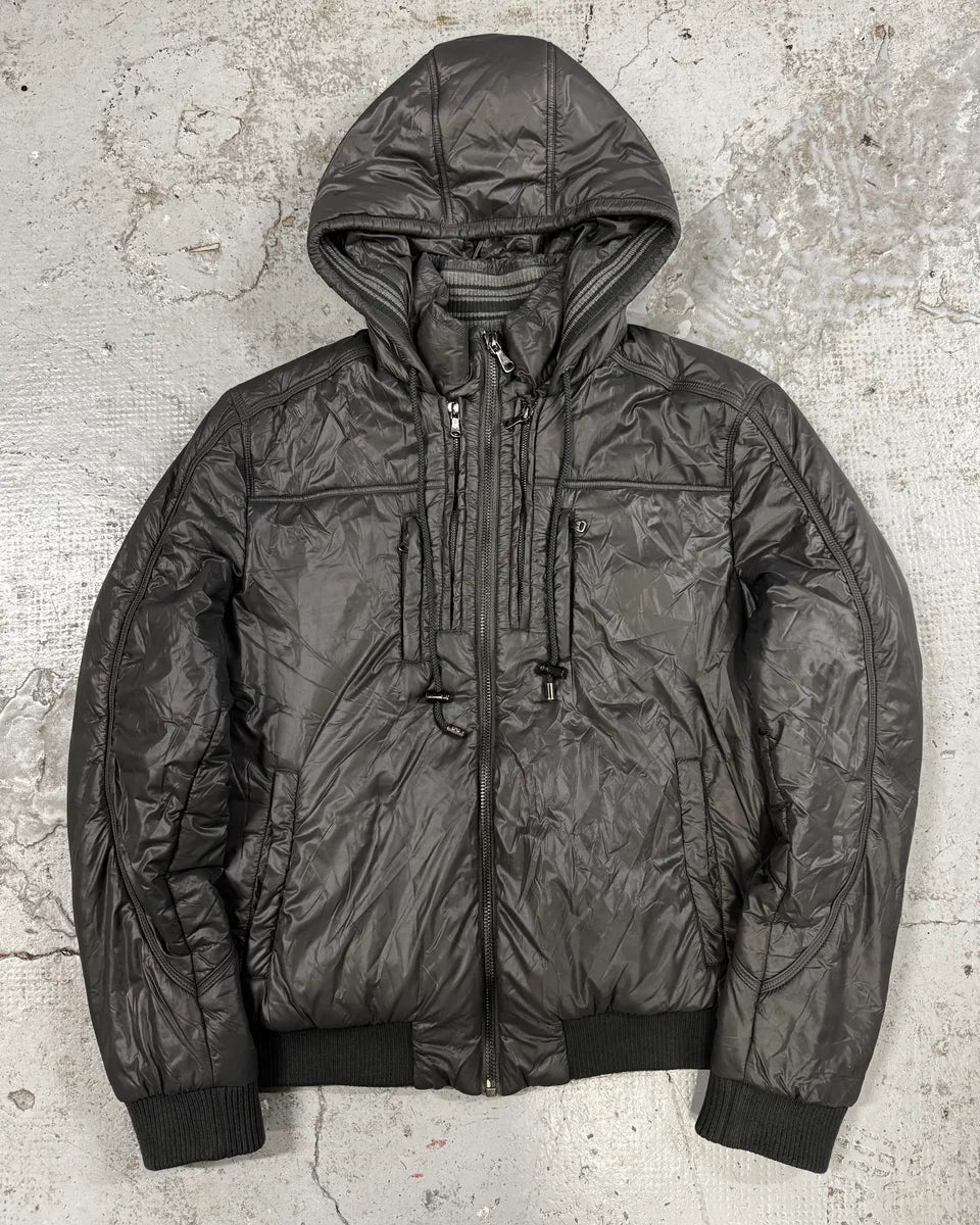 2000s Dolce & Gabbana 3-Zip Puffer Jacket IbEUrbB 0