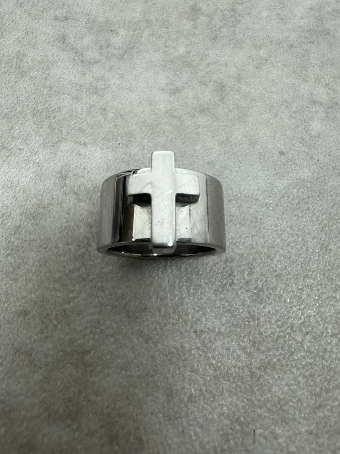 2000s Dolce & Gabbana 3D Cross Ring PGHmFiy 3