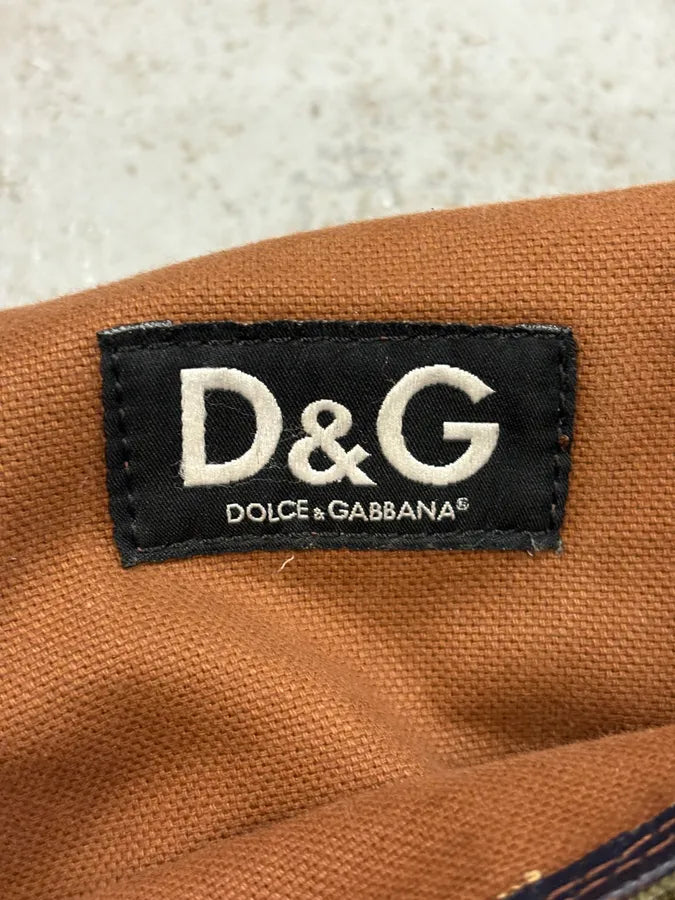 2000s Dolce & Gabbana 66 Olive Shoulder Bag OMMvjGY 9