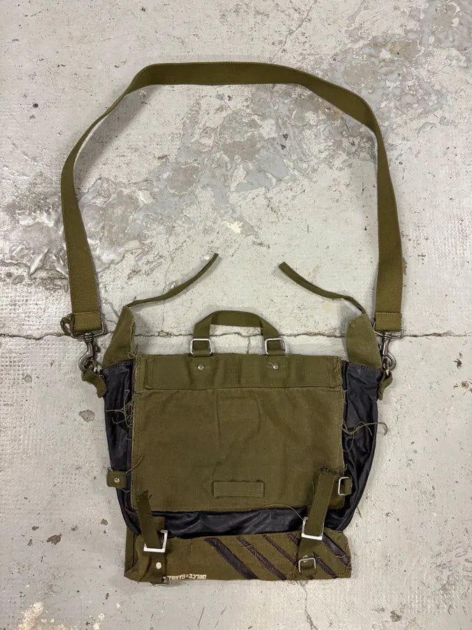 2000s Dolce & Gabbana 66 Olive Shoulder Bag OMMvjGY 5