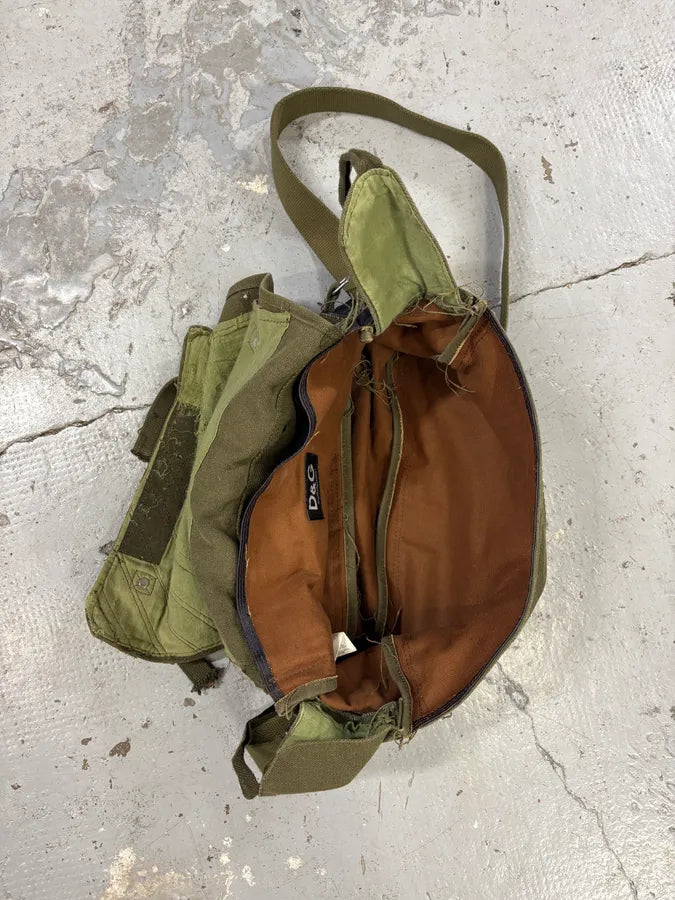 2000s Dolce & Gabbana 66 Olive Shoulder Bag OMMvjGY 6