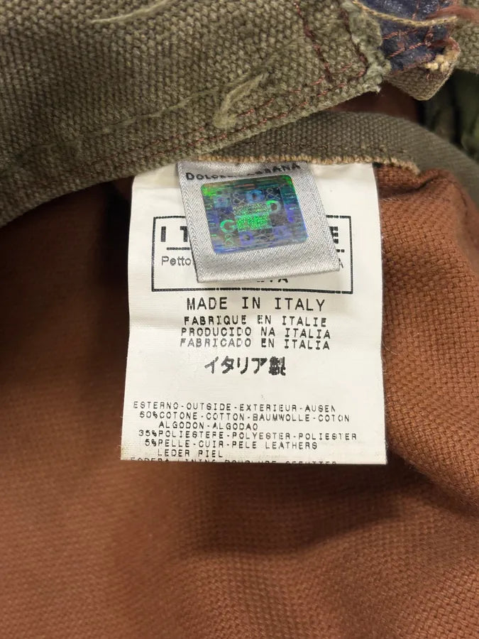 2000s Dolce & Gabbana 66 Olive Shoulder Bag OMMvjGY 10