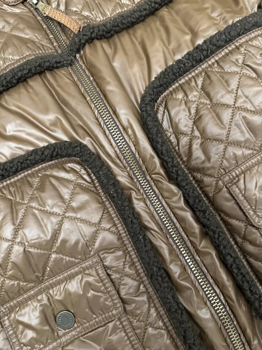 2000s Dolce & Gabbana Agent Brown Light Bomber Jacket mwQuNAG 4