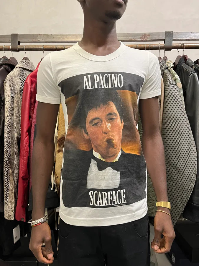 2000s Dolce & Gabbana Al Pacino White T-Shirt EfhNLQX 0