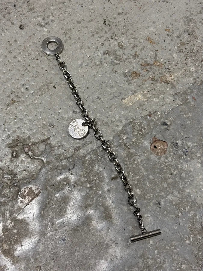 2000s Dolce & Gabbana Anchor Chain Silver Steel Bracelet VhidvYC 3