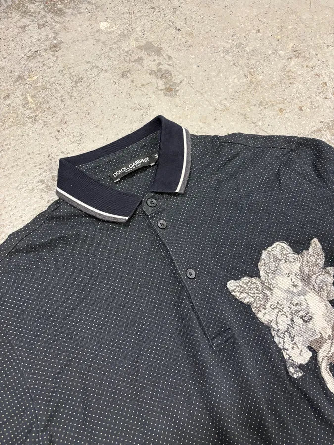 2000s Dolce & Gabbana Angel Navy Polo gQdGSnM 2