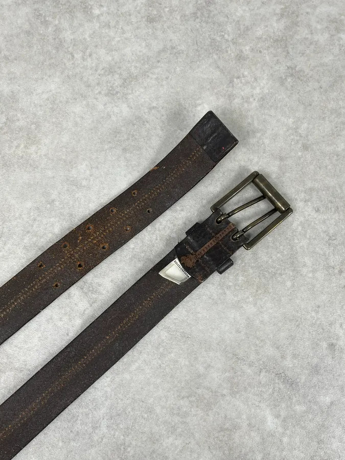 2000s Dolce & Gabbana Archive Brown Leather Belt FTBQvci 3