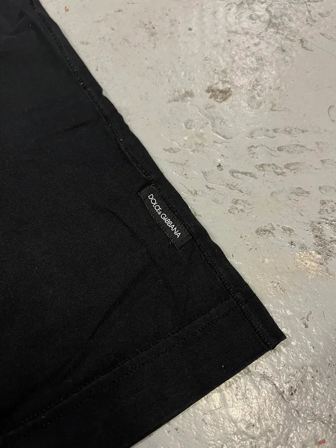 2000s Dolce & Gabbana Army 74 Black T-Shirt nDGIHtN 5