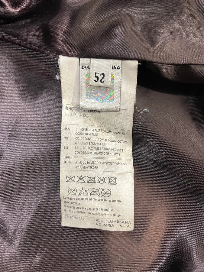 2000s Dolce & Gabbana Army Multi-Pocket Brown Leather Jacket ReSAeAl 11