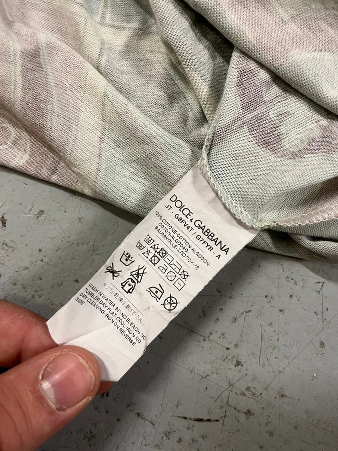 2000s Dolce & Gabbana Artisanal Art Print T-Shirt aFyyTmO 7