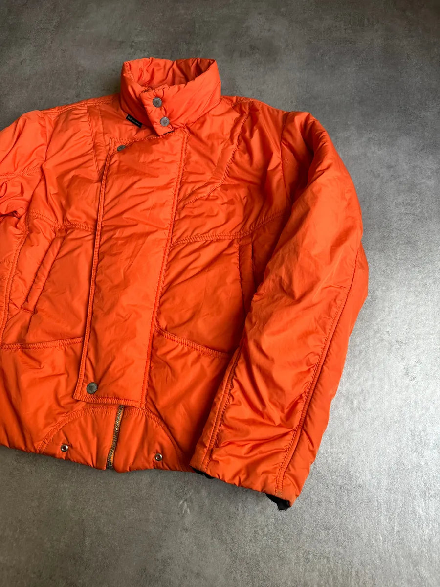 AW2003 Dolce & Gabbana Astro Orange Puffer Futuristic Jacket sqejStJ 6