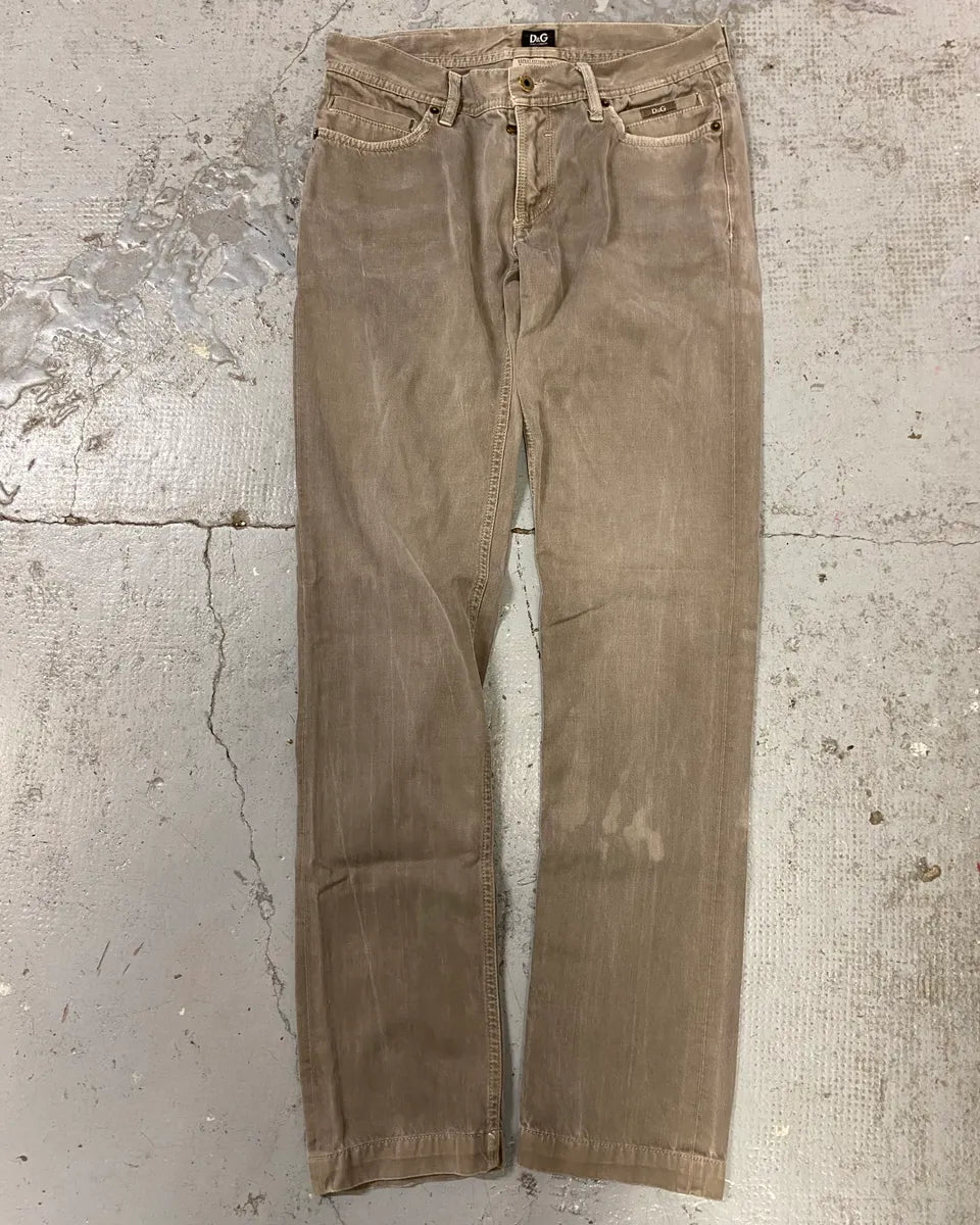 2000s Dolce & Gabbana Audacious Grey Slim Denim Jeans pnGbSss 3