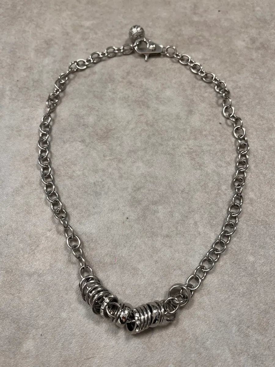 2000s Dolce & Gabbana Avant-Garde Circle Necklace kgwMMie 2
