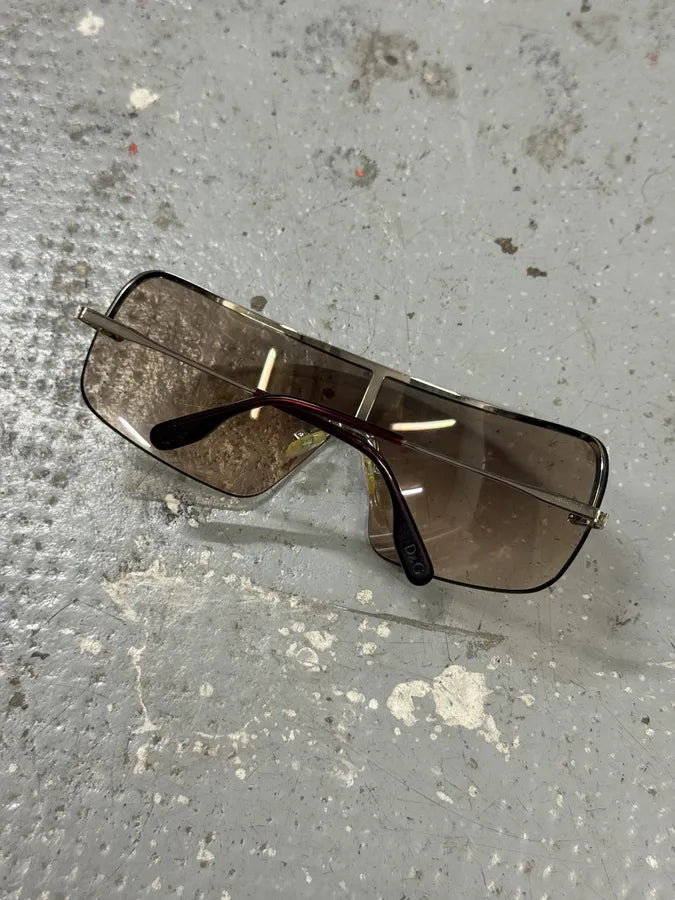 2000s Dolce & Gabbana Aviator Metal Sunglasses rdLuipk 3