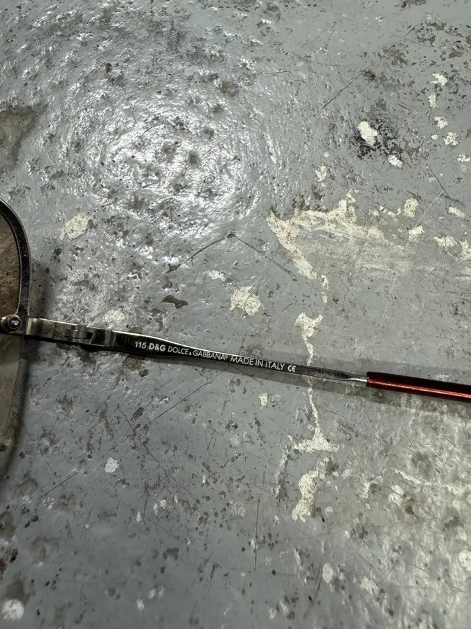 2000s Dolce & Gabbana Aviator Metal Sunglasses rdLuipk 7