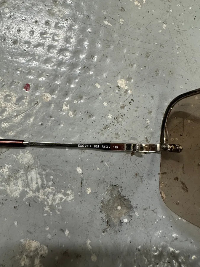 2000s Dolce & Gabbana Aviator Metal Sunglasses rdLuipk 8