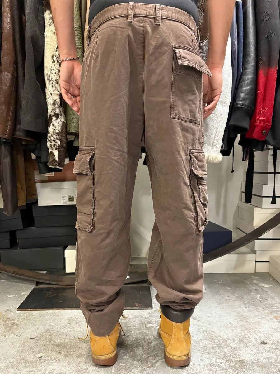 2000s Dolce & Gabbana Baggy Brown Cargo Pants qcppRuB 3