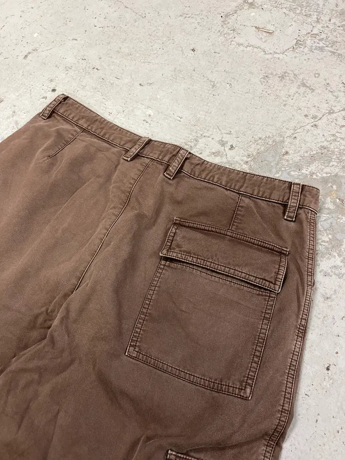 2000s Dolce & Gabbana Baggy Brown Cargo Pants qcppRuB 7