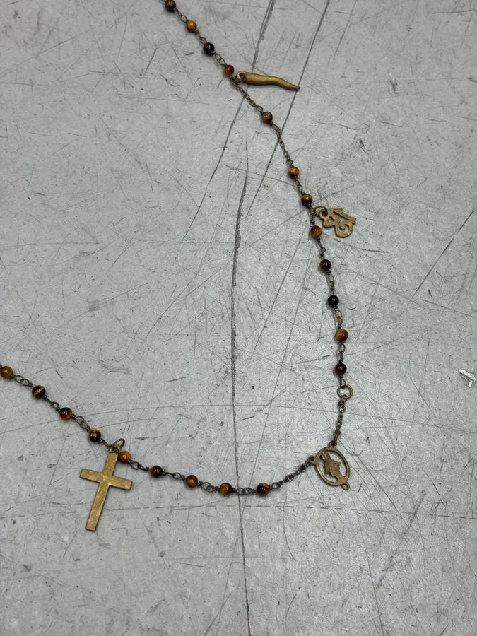 2000s Dolce & Gabbana Beaded Charms Necklace ozaKZvJ 4