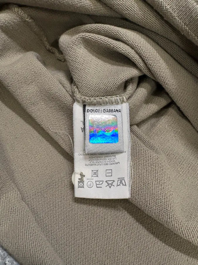 2000s Dolce & Gabbana Beige Buttoned Longsleeves Polo CbEavAi 7