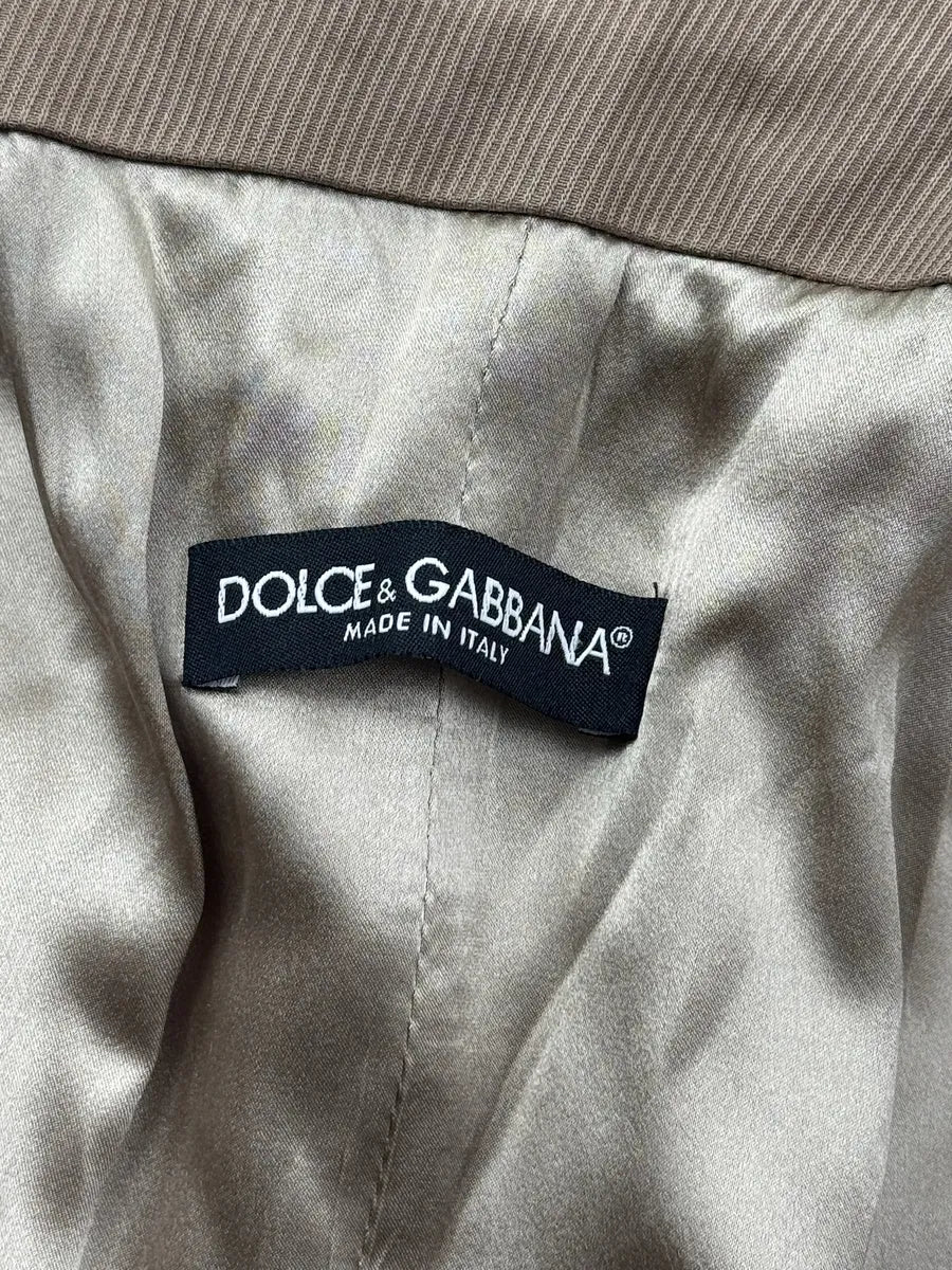 2000s Dolce & Gabbana Beige Buttoned Vest bZCHvYN 10