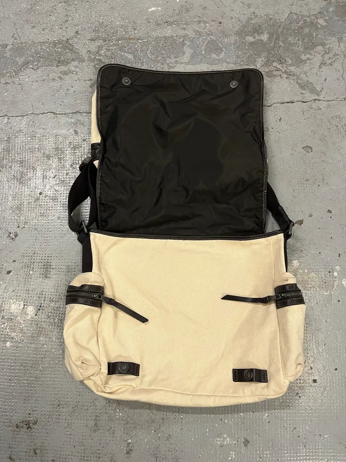 2000s Dolce & Gabbana Beige Canva Cargo Shoulder Bag UfouKwM 8