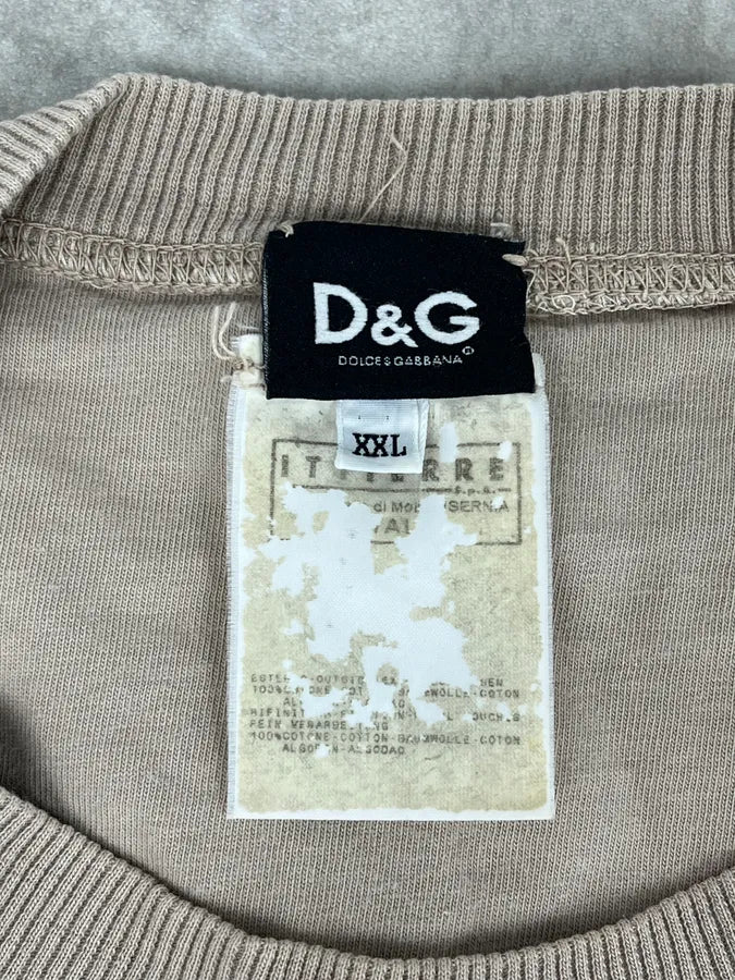 SS2003 Dolce & Gabbana Beige Cargo Military Longsleeve UuQMFyn 5