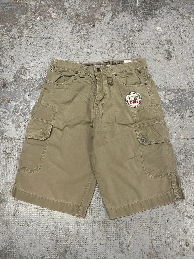 2000s Dolce & Gabbana Beige Cargo Short BidMcao 0