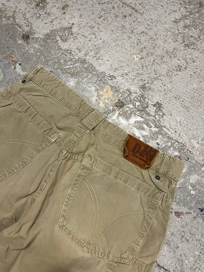 2000s Dolce & Gabbana Beige Cargo Short BidMcao 7