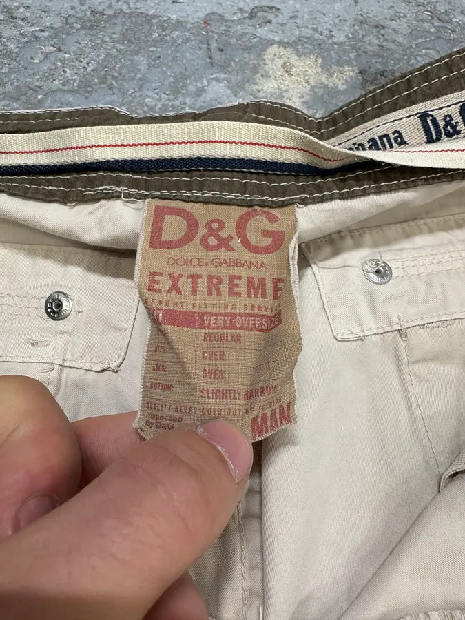 2000s Dolce & Gabbana Beige Cargo Short (M) EPEOxul 13